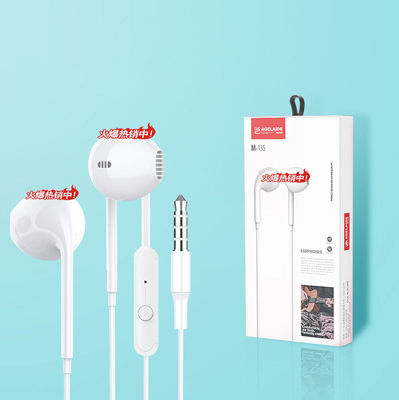 Branded Wired Earphones Huawei Apple with Packaging