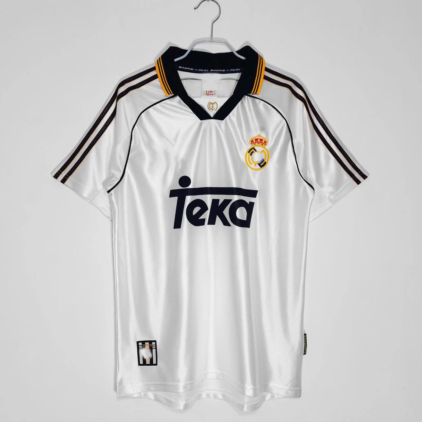 98-00 Retro Real Madrid Local Visitante 7 Raúl Suker Carlos Guti Redondo Jersey