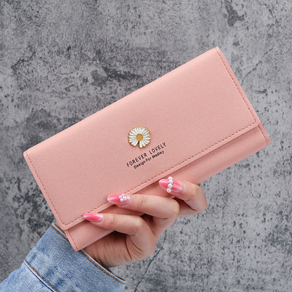 Women's long zipper wallet