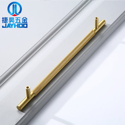 Gold reticulated drawer brass handle