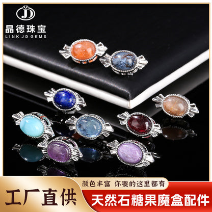 Natural stone crystal candy magic box accessories