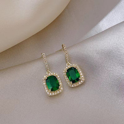 Emerald earrings