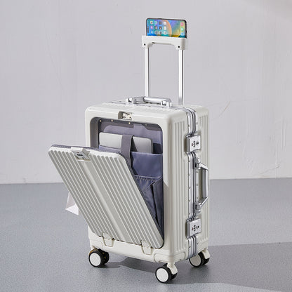 Aluminum frame suitcase 24 inch anti-drop