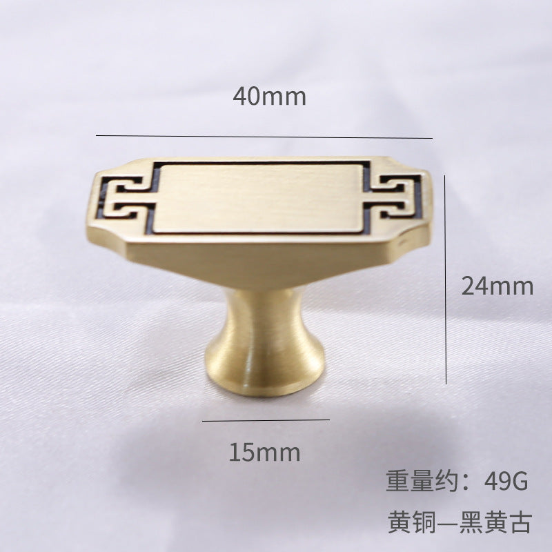 New Chinese Solid Brass Handle