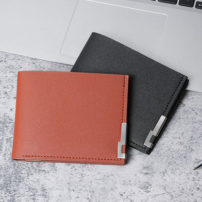 Men's horizontal multi-card wallet