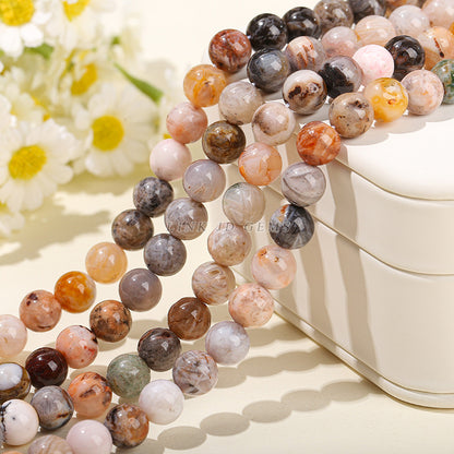 Bamboo leaf agate loose beads DIY jewelry accessories bracelet