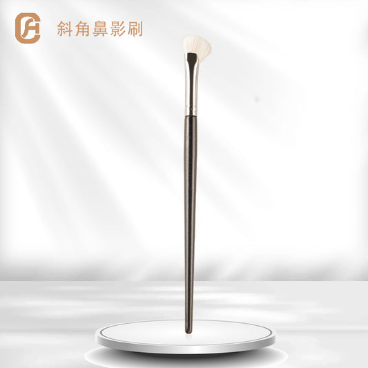 Starry Sky Single White Goat Hair Scythe Nose Contour Brush