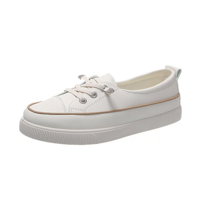 Little white shoes comfortable sneakers