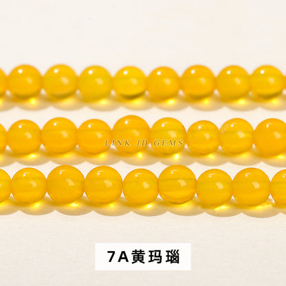 4Mm natural stone crystal agate small beads round beads