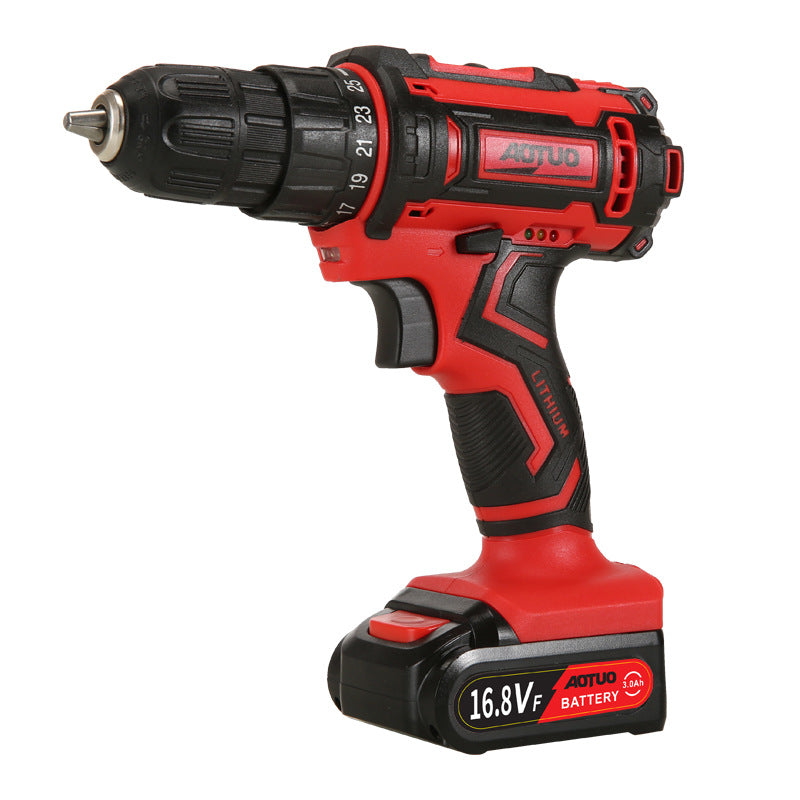 Flat Lithium Drill Cordless Tools Home Impact Drill