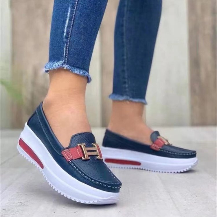 40-43PU shallow mouth women's shoes