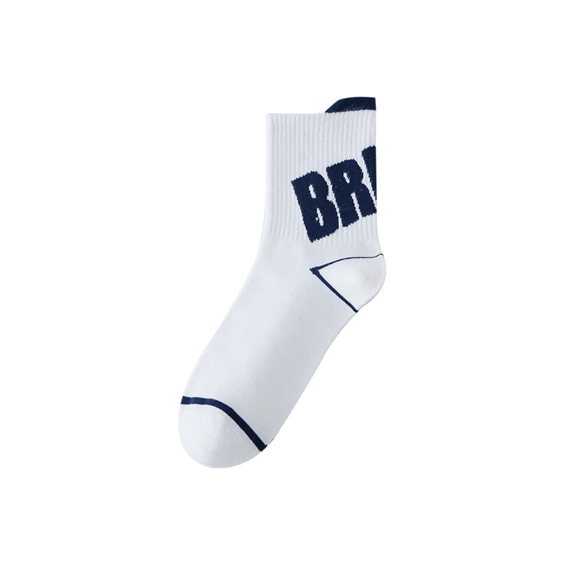 Absorbent Breathable Men's Basketball Mid-Calf Socks