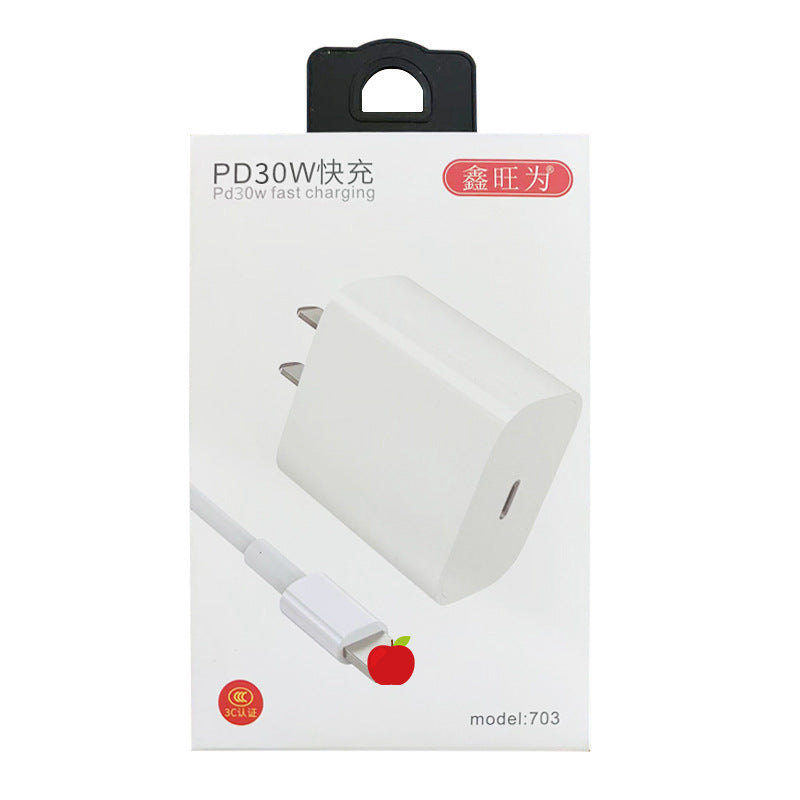 Cargador GaN PD de 30 W con certificación 3C para Apple 15 