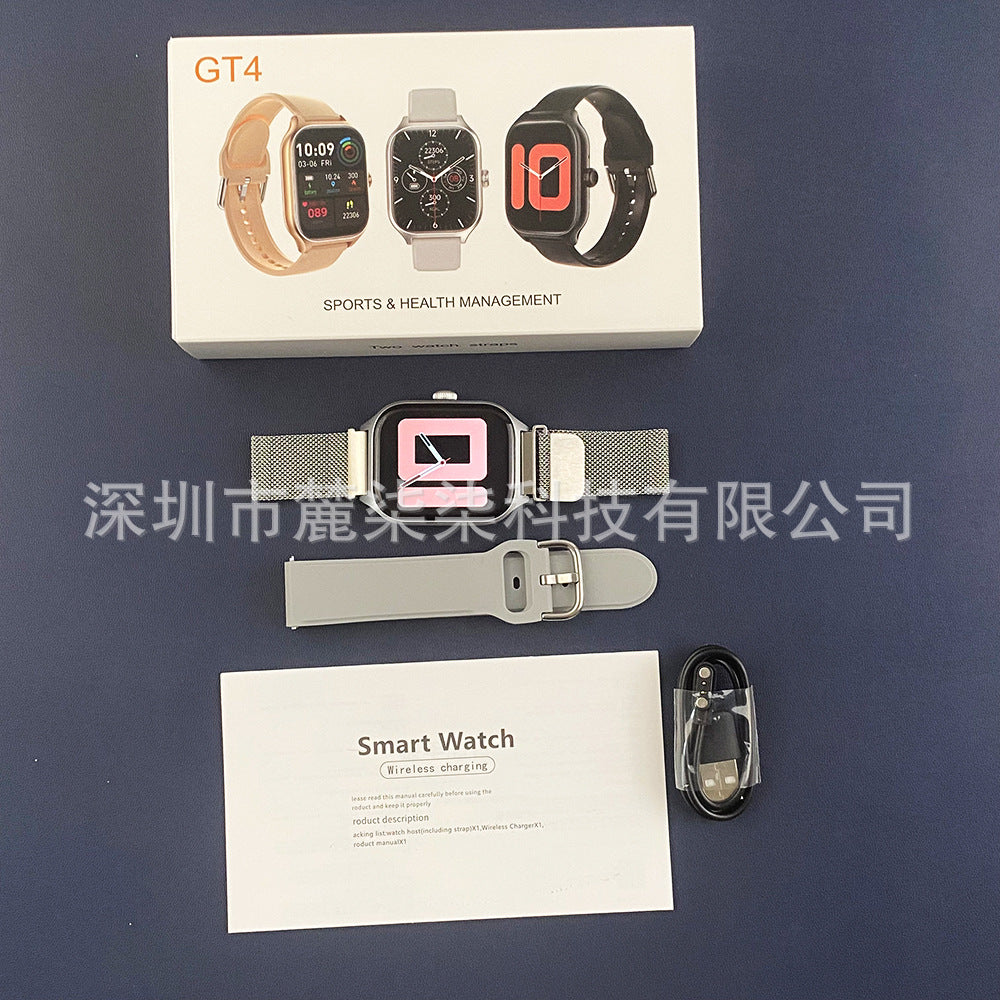 GT4 Smartwatch Bluetooth Call Heart Rate Blood Pressure Huami Dual Bands