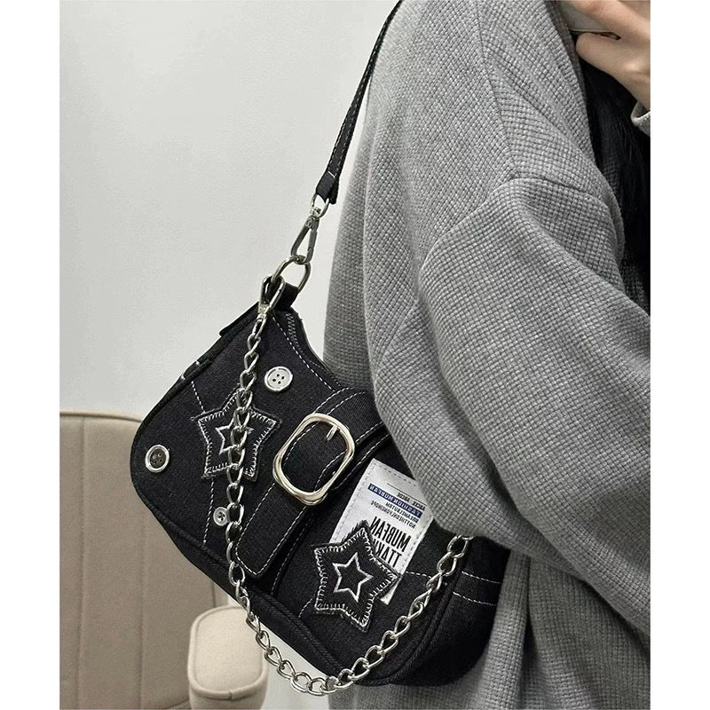 Star Denim American Shoulder Bag