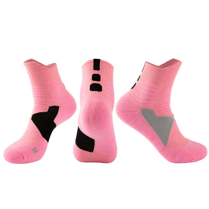 Adult Mid-Calf Basketball Socks Towel Bottom