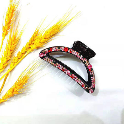 Acrylic rhinestone hairpin headdress