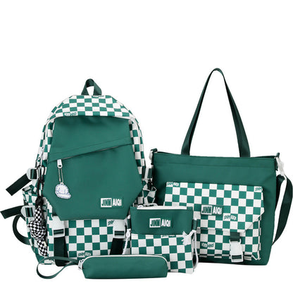 4-piece set for middle school students, backpack