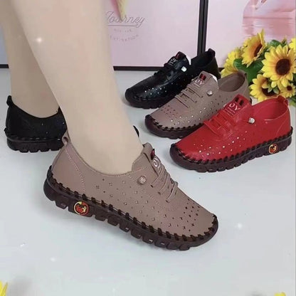 Beef tendon soft-soled shoes