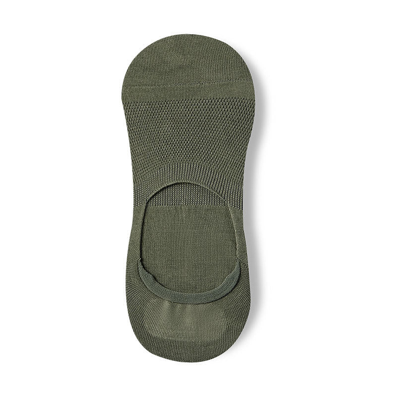 Spring-Summer Thin Breathable Invisible Men's Ankle Socks