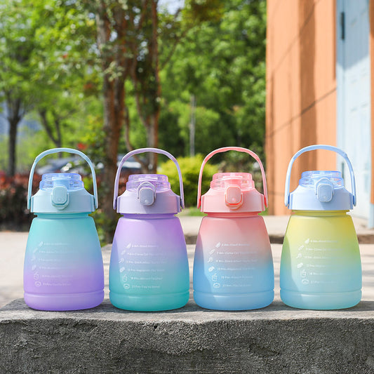 Large Capacity Portable Outdoor Plastic Water Bottle