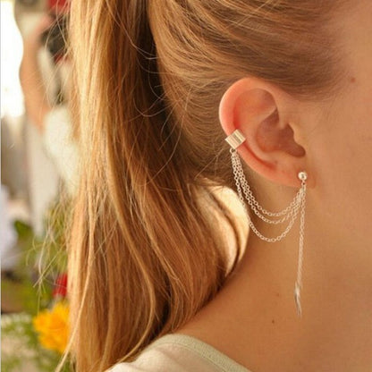 7-piece clip-on earrings set for non-pierced ears