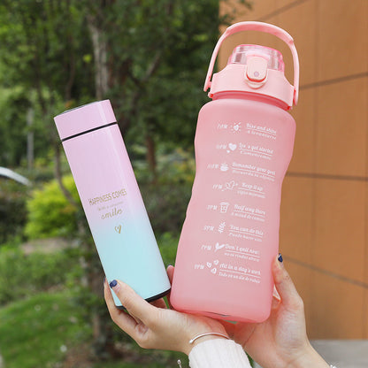 Plastic Insulated Bottle with Direct Drink