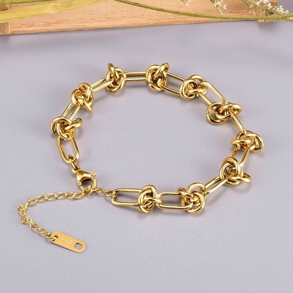 Bracelet strip female metal