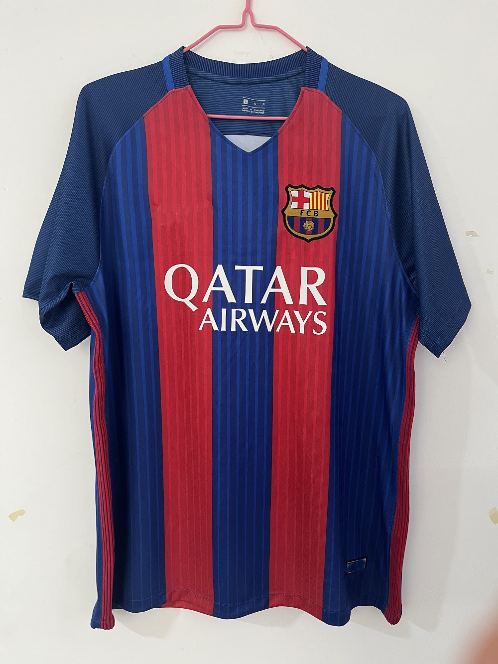 Barcelona Classic 10 Messi Rivaldo Puyol Figo Neymar Long Short Sleeve