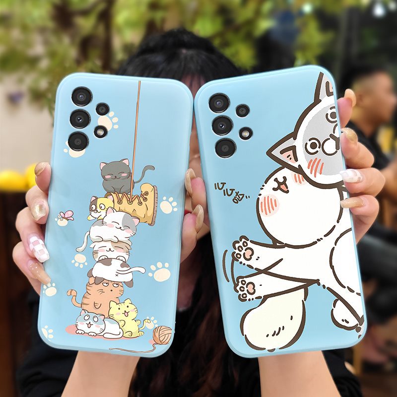 Samsung A13 4G Cartoon Cooling Case