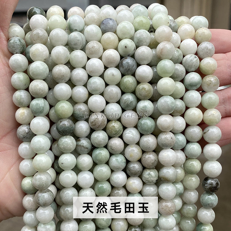 Maotian jade loose beads chalcedony round beads