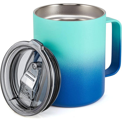 Office household handle with lid thermos cup