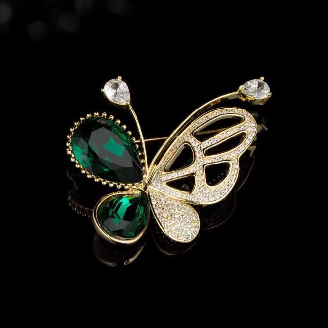 Hollow Elegant Butterfly Coat Brooch