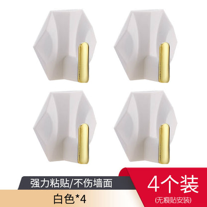 Geometric No-Drill Small Adhesive Hooks