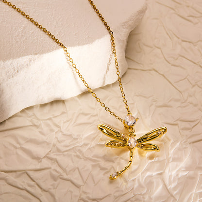 Dragonfly Necklace Women's