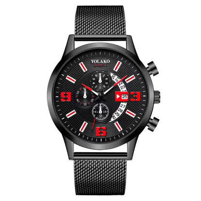 Reloj de moda para hombre con calendario digital grande 