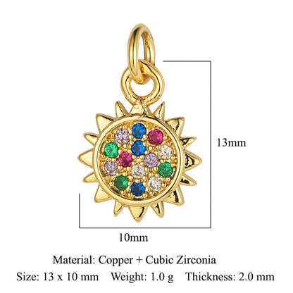 Lightning Crown Copper Zircon Pendant Accessories