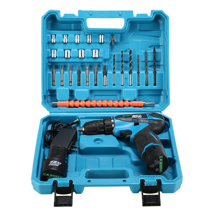 36VF Lithium Electric Drill & Screwdriver Set - Power Tool Kit