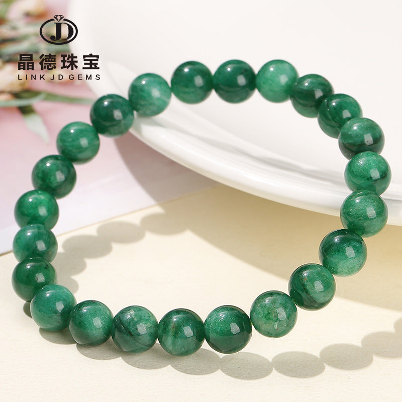 3A natural green mica bracelet