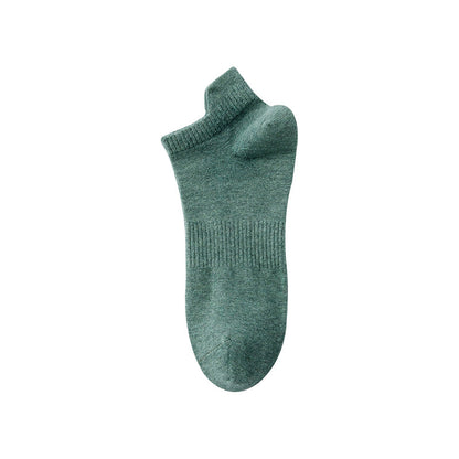 Spring-Summer Cotton Breathable Tab Men's Ankle Socks