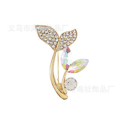 High-end mermaid tail brooch