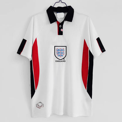 98 World Cup England Home 20 Owen 7 Beckham Gerrard Retro Jersey