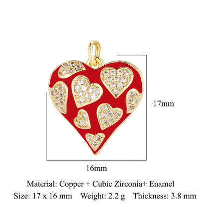 Boy Girl Butterfly Love Copper Zircon Pendant