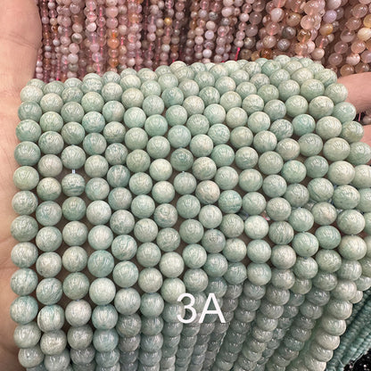 Amazonite Natural Stone 4-10mm Round Beads Jewelry