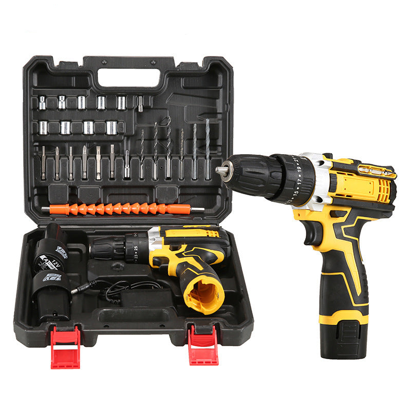 Cordless Drill Tool Set Lithium Drill Screwdriver Kit