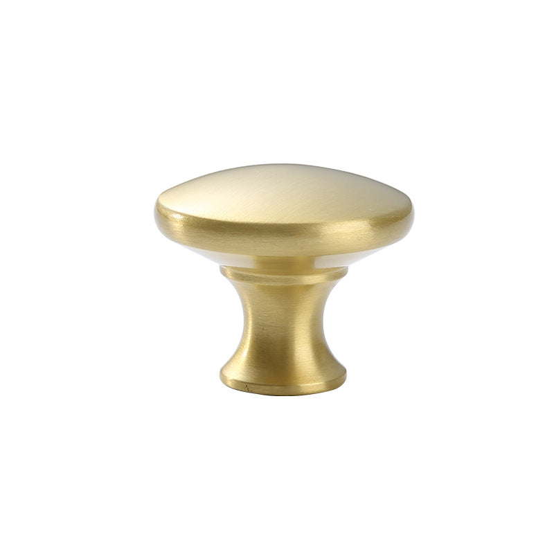 Solid brass cabinet door pull handle