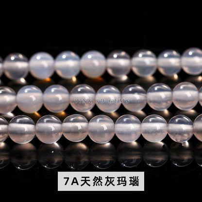 4Mm natural stone crystal agate small beads round beads