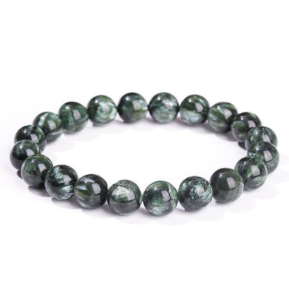 8A Natural Green Dragon Crystal Bracelet