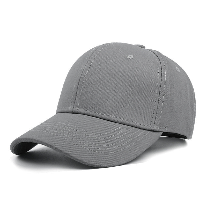 Cotton Hard-Brim Baseball Cap