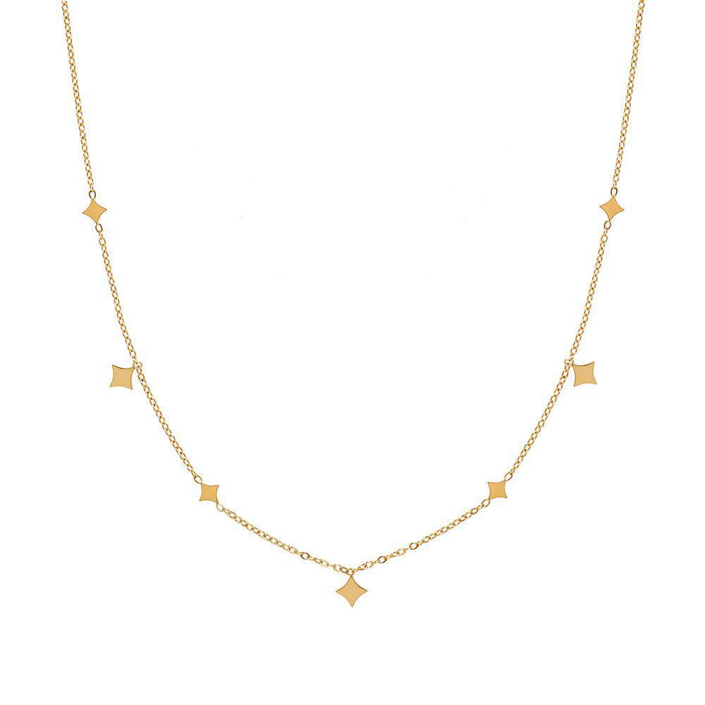 Star collarbone necklace